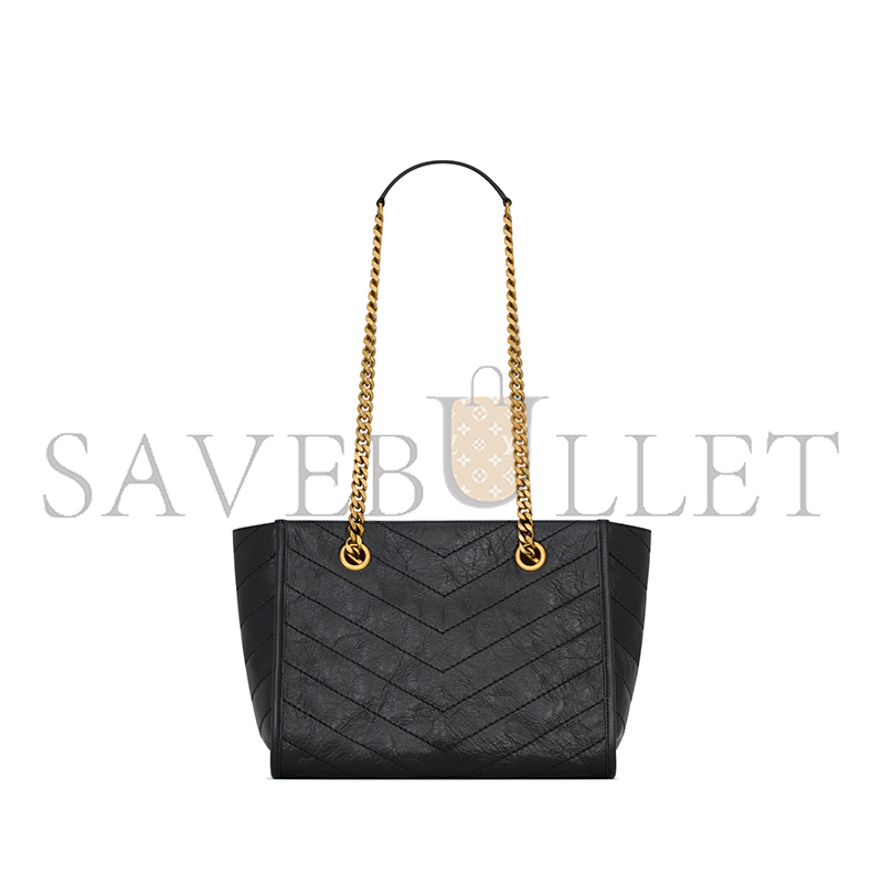 YSL NIKI SMALL SHOPPING IN VINTAGE LEATHER 8726800EN071000 (25*19*10cm)